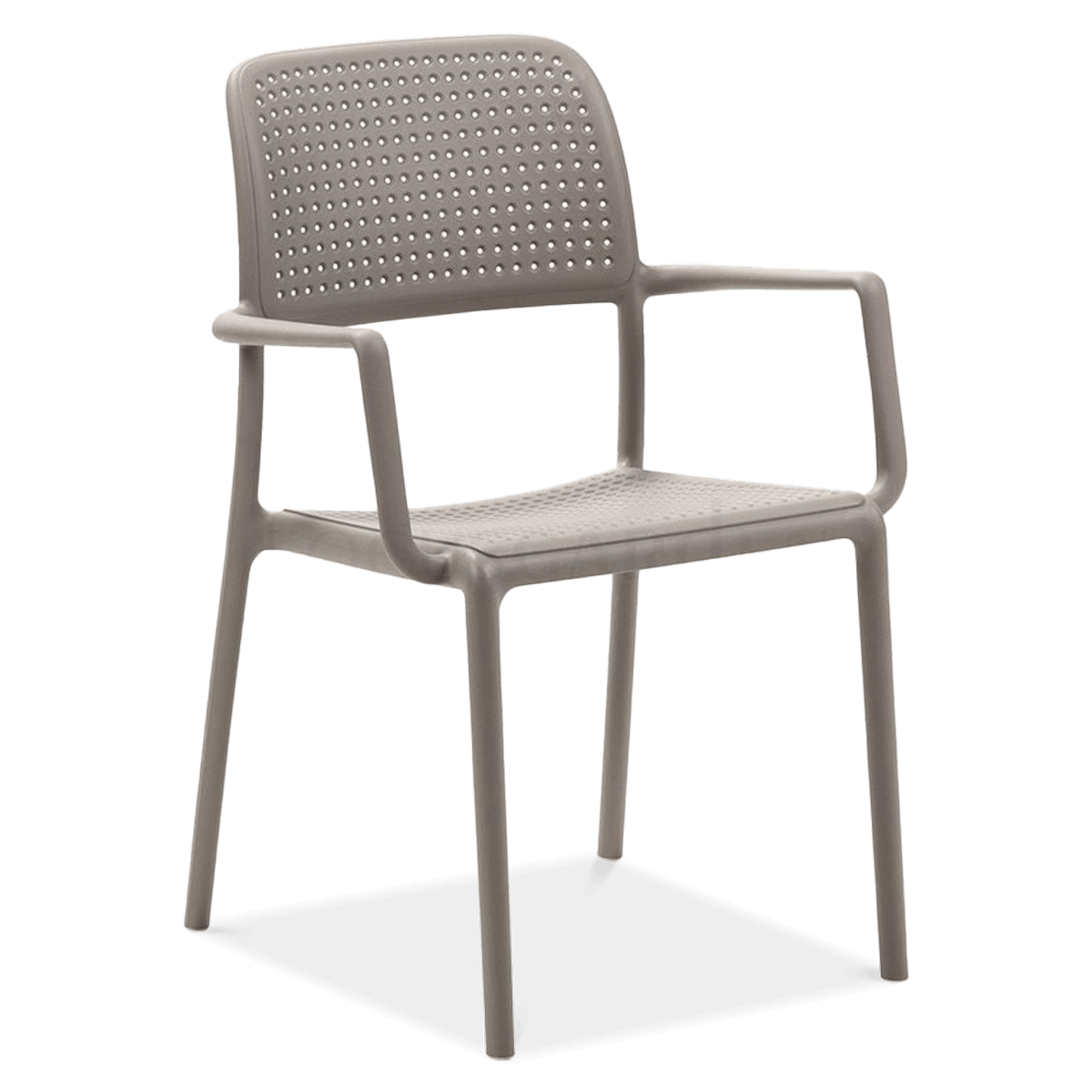 D2.Design Krzesło Bora z podłokietnikami szare 28349