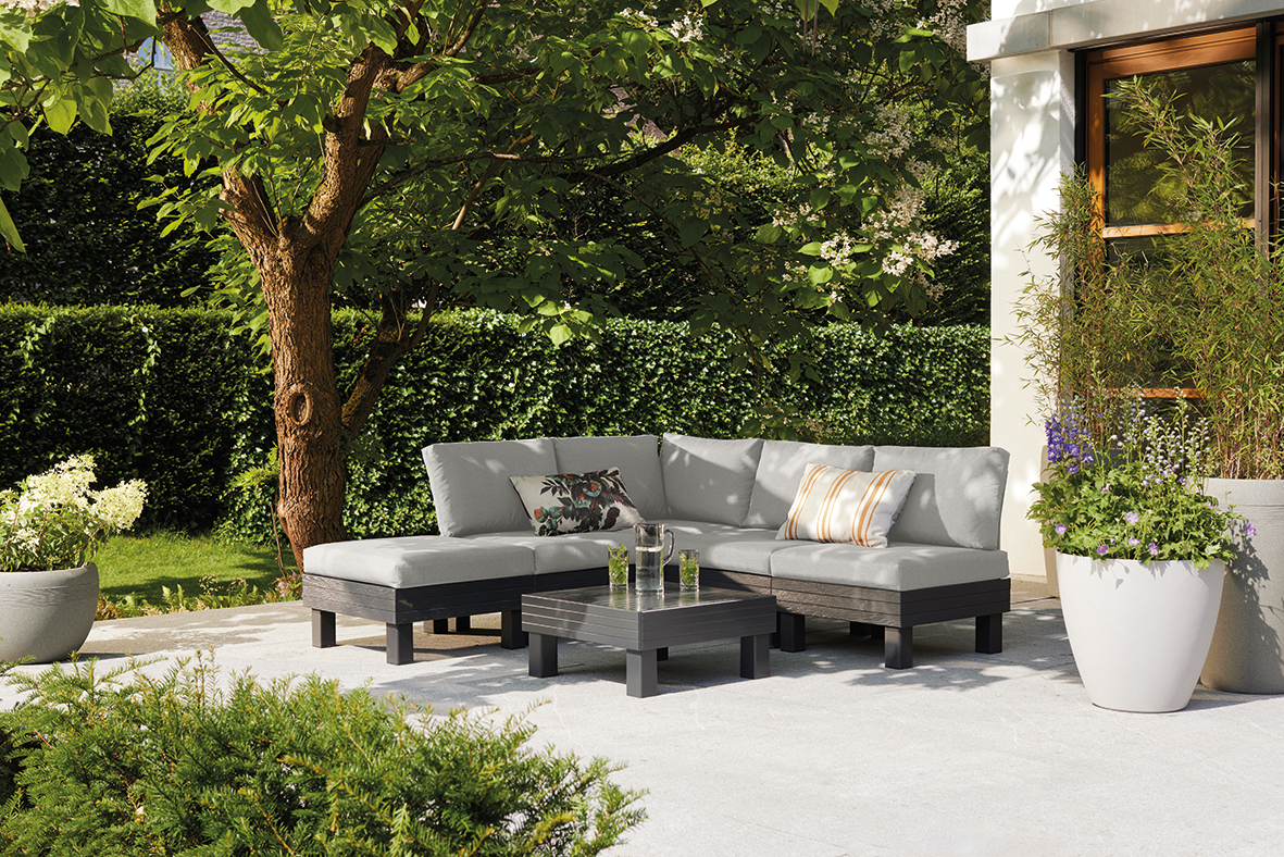 Zestaw mebli ogrodowych KETER 257361 Grafitowy