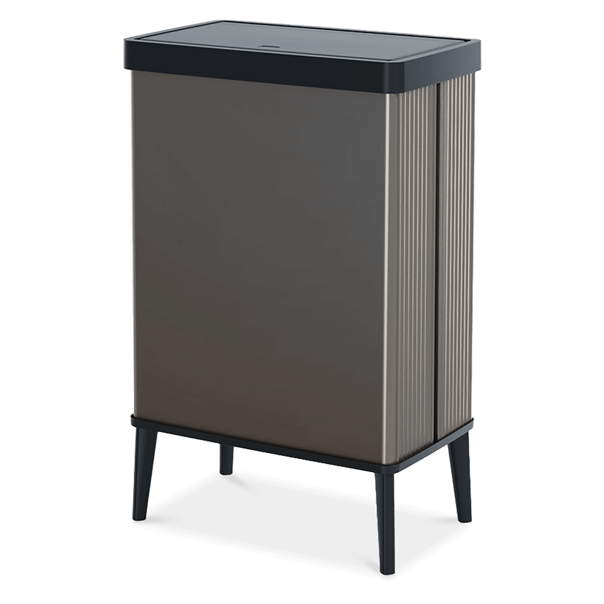 Kosz na śmieci wysoki VERTO 54L perłowy szary - Curver