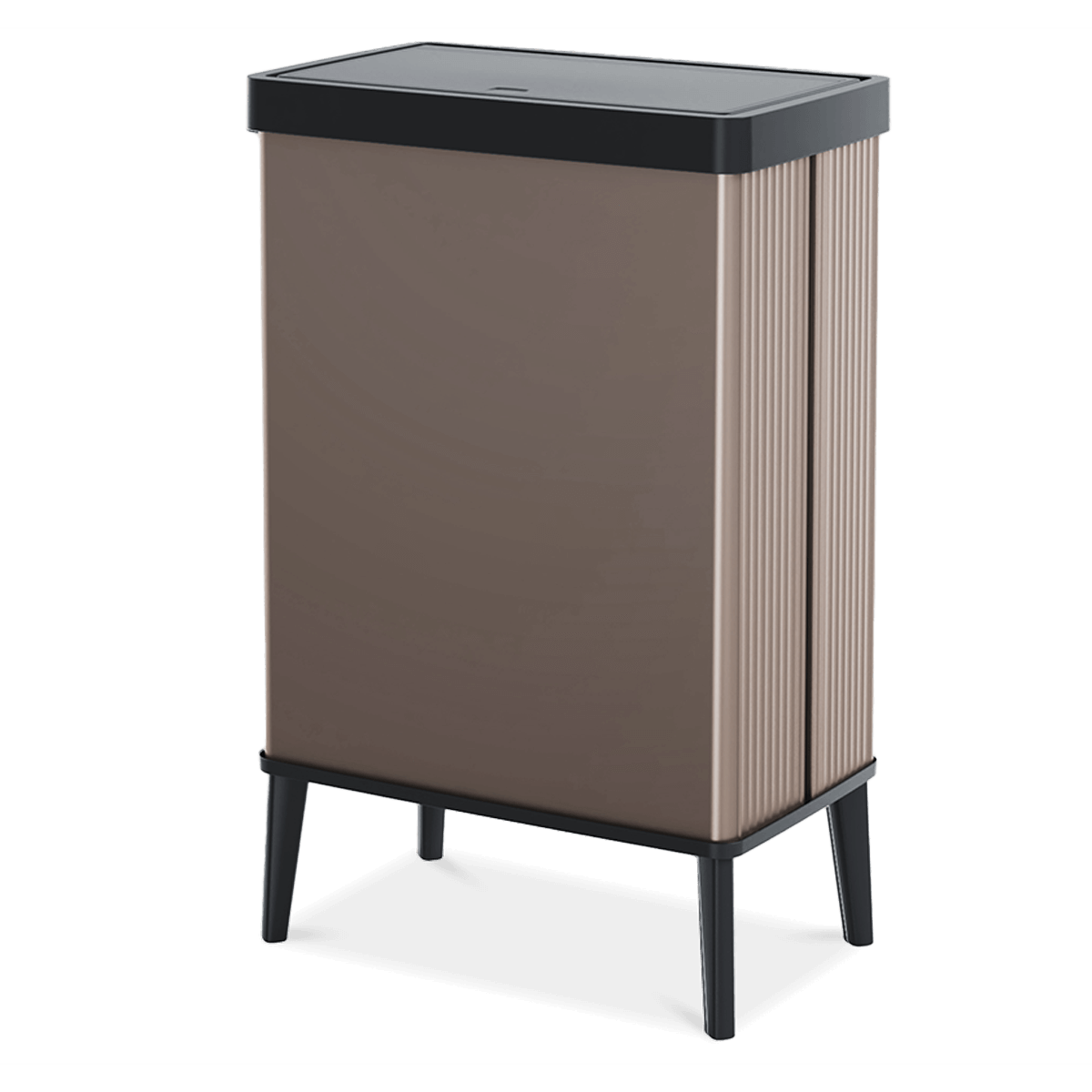 Kosz na śmieci wysoki VERTO 54L perłowy różowy - Curver