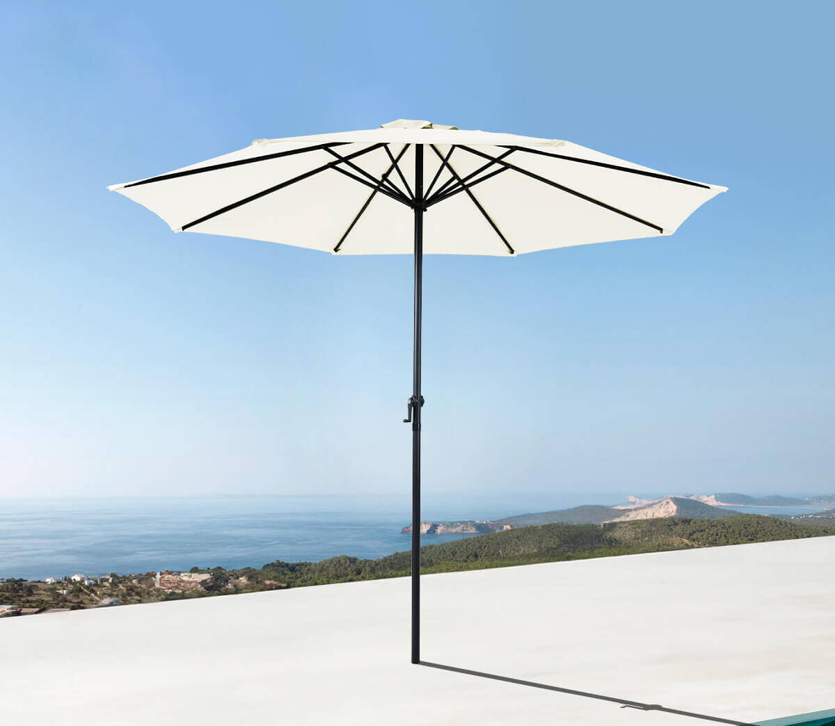 Parasol ogrodowy MOOREA 3m Beige - Focus Garden