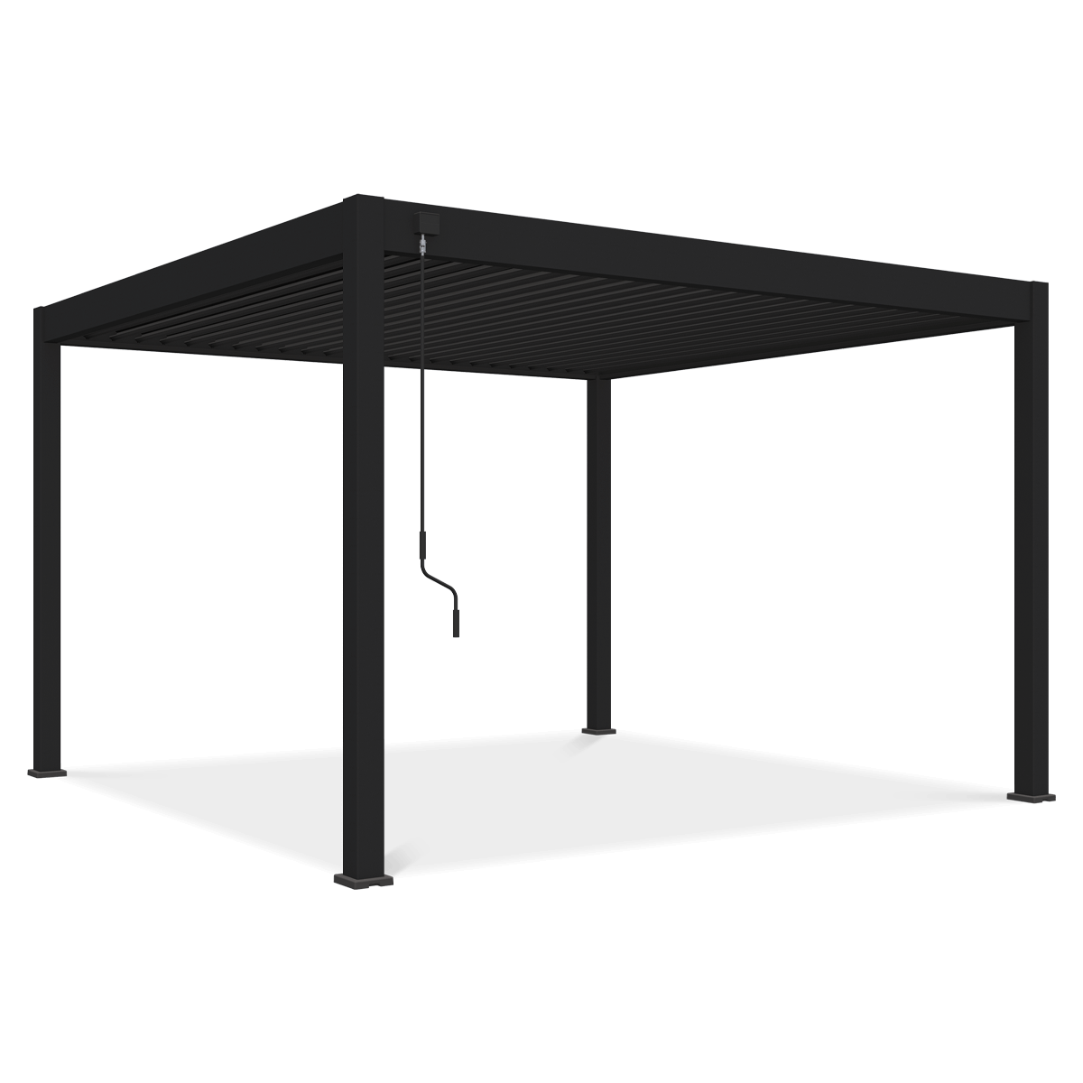 Pergola tarasowa DELUXE 3,6x4 Anthracite - Gutroof