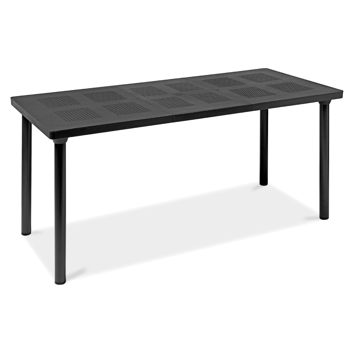 Nardi Stół rozkładany Libeccio Antracite 100 x 160/220 x 74 cm