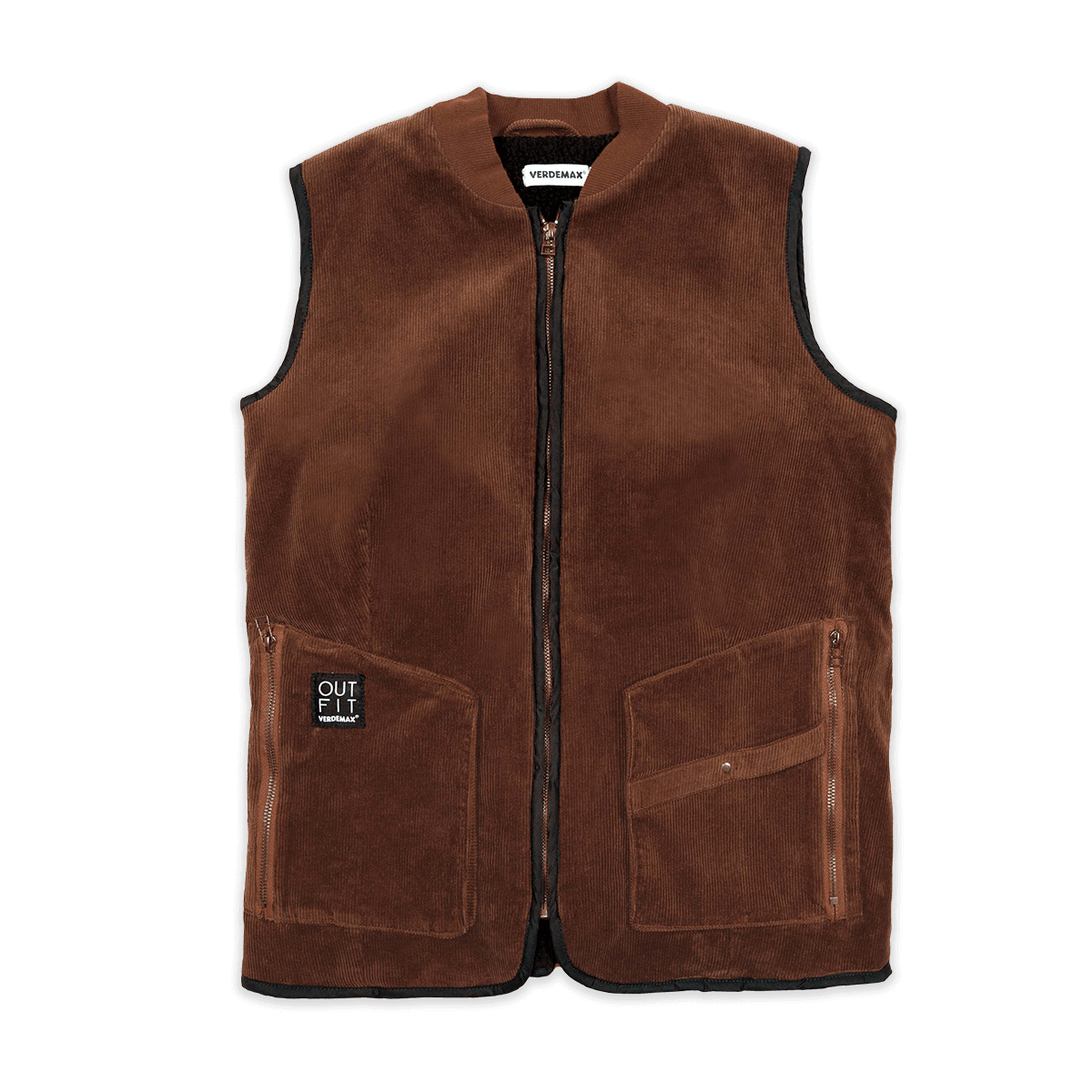 Kamizelka jesienna damska QUERCIA Aztec, sztruks M - Verdemax