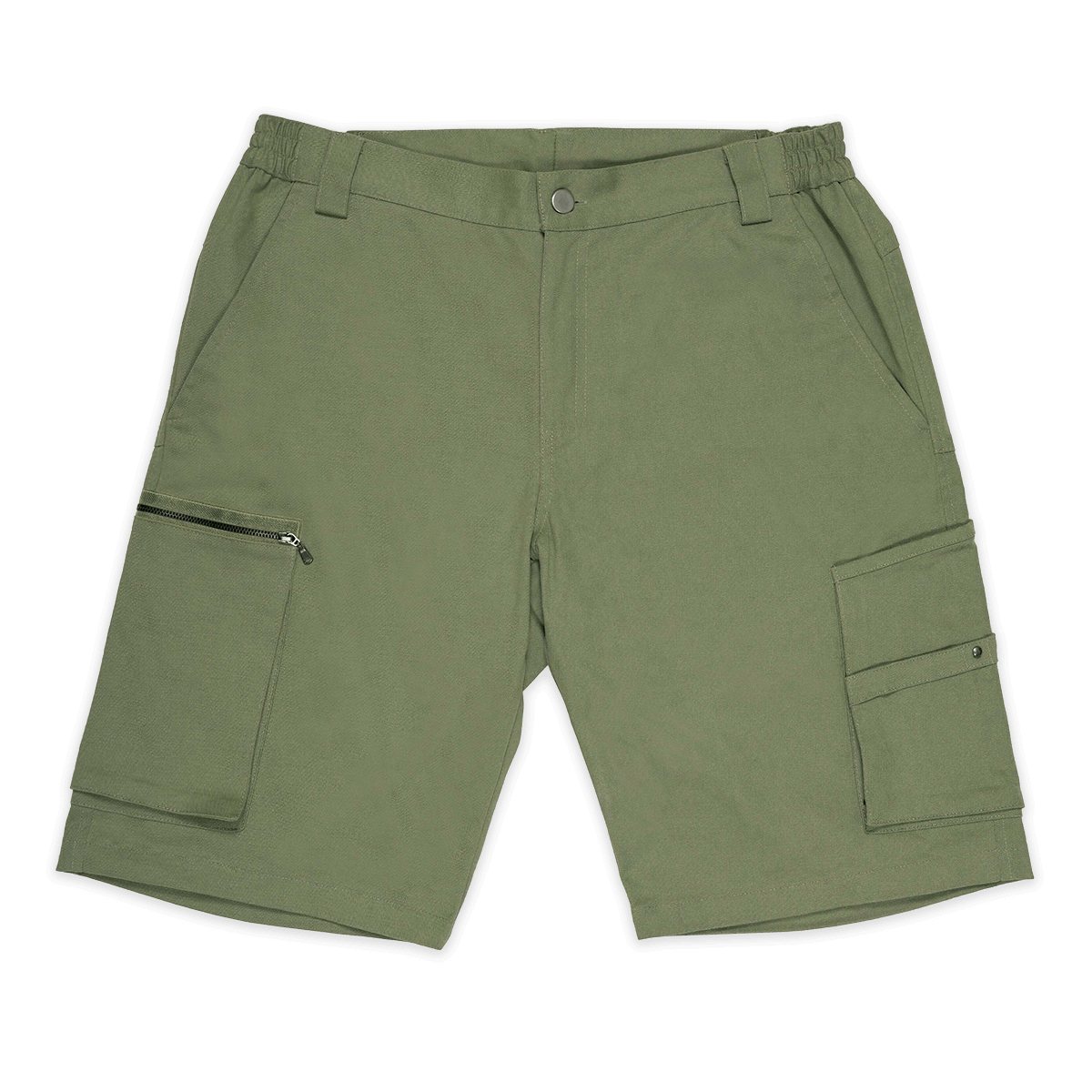 Krótkie spodenki ogrodowe CROCUS Olivine unisex L - Verdemax