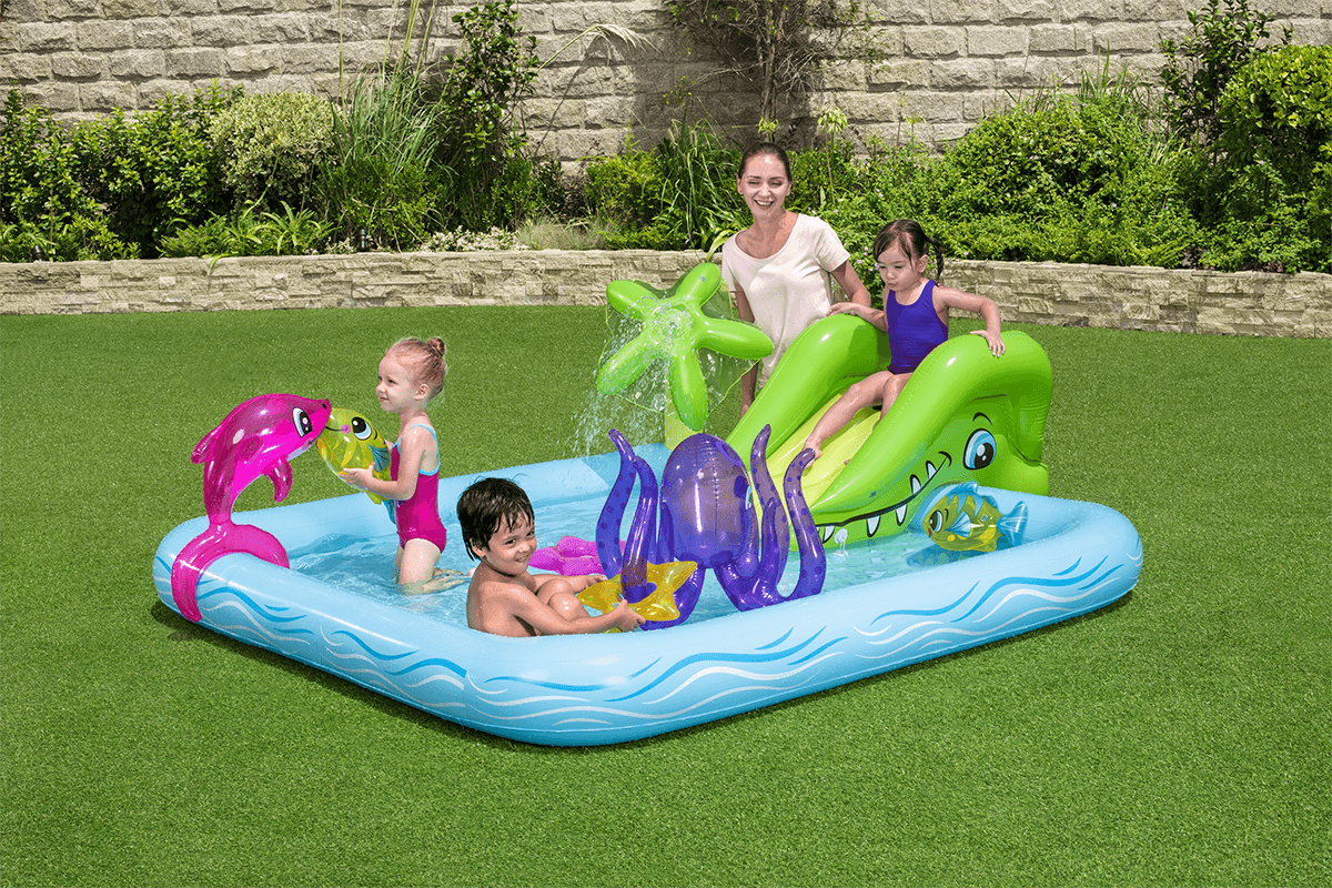 Bestway Basen Dmuchany Plac Zabaw Ze Zjeżdżalnią