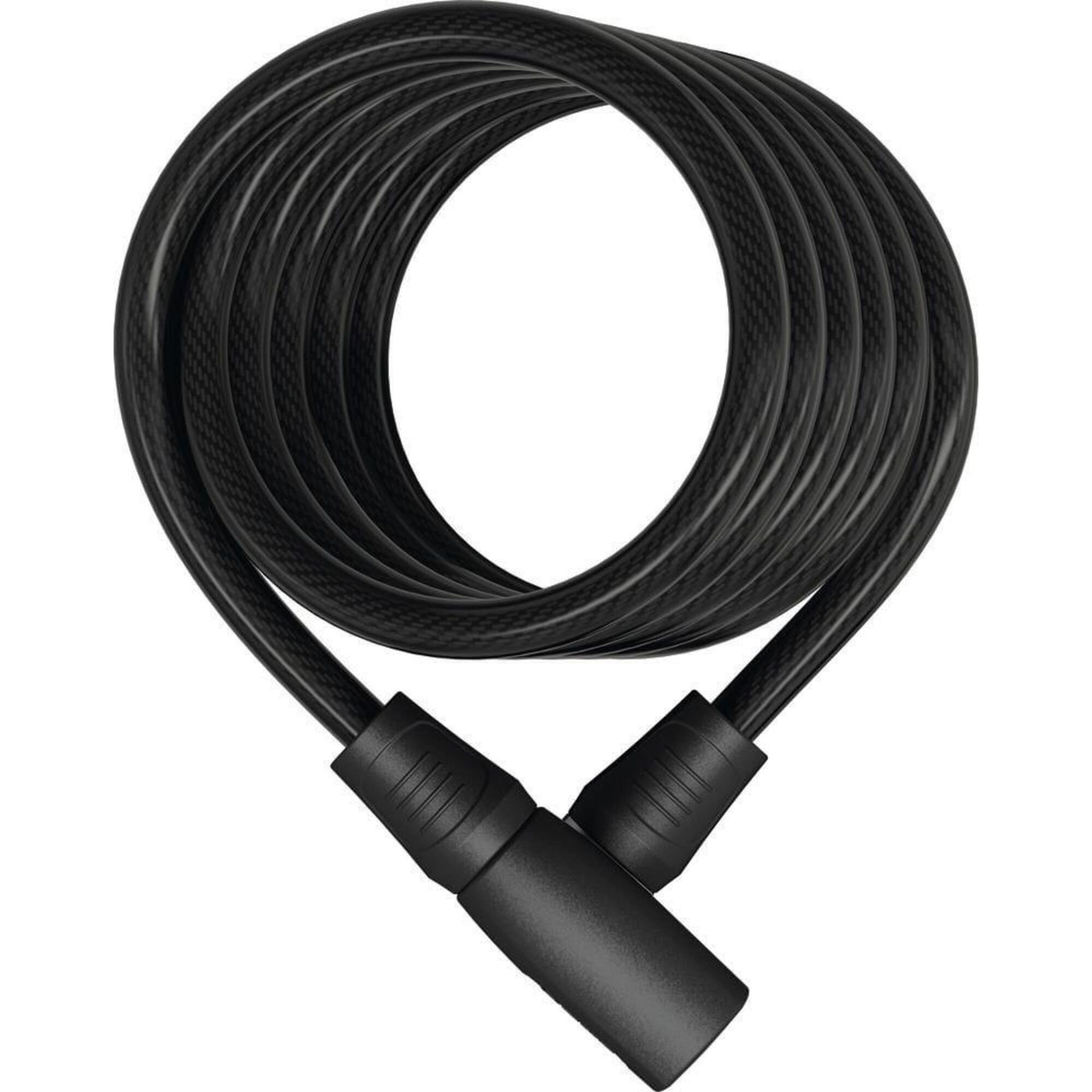 Abus zapięcie rowerowe 4508 K/150/8 BK, Black, One Size, 20016 8 200168