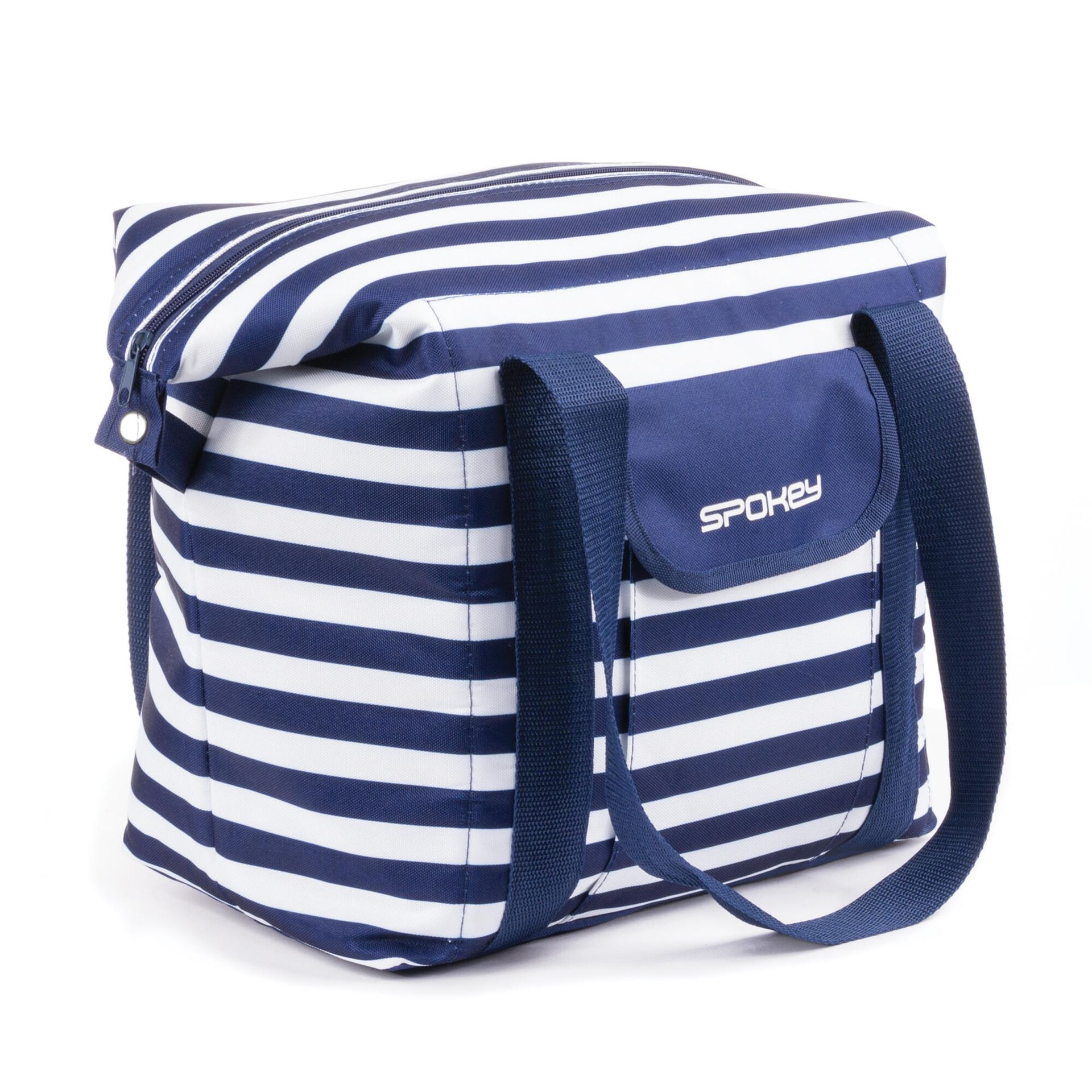 Spokey Termotorba SAN REMO plażowa termo paski 52 x 20 x 40 cm granatowy