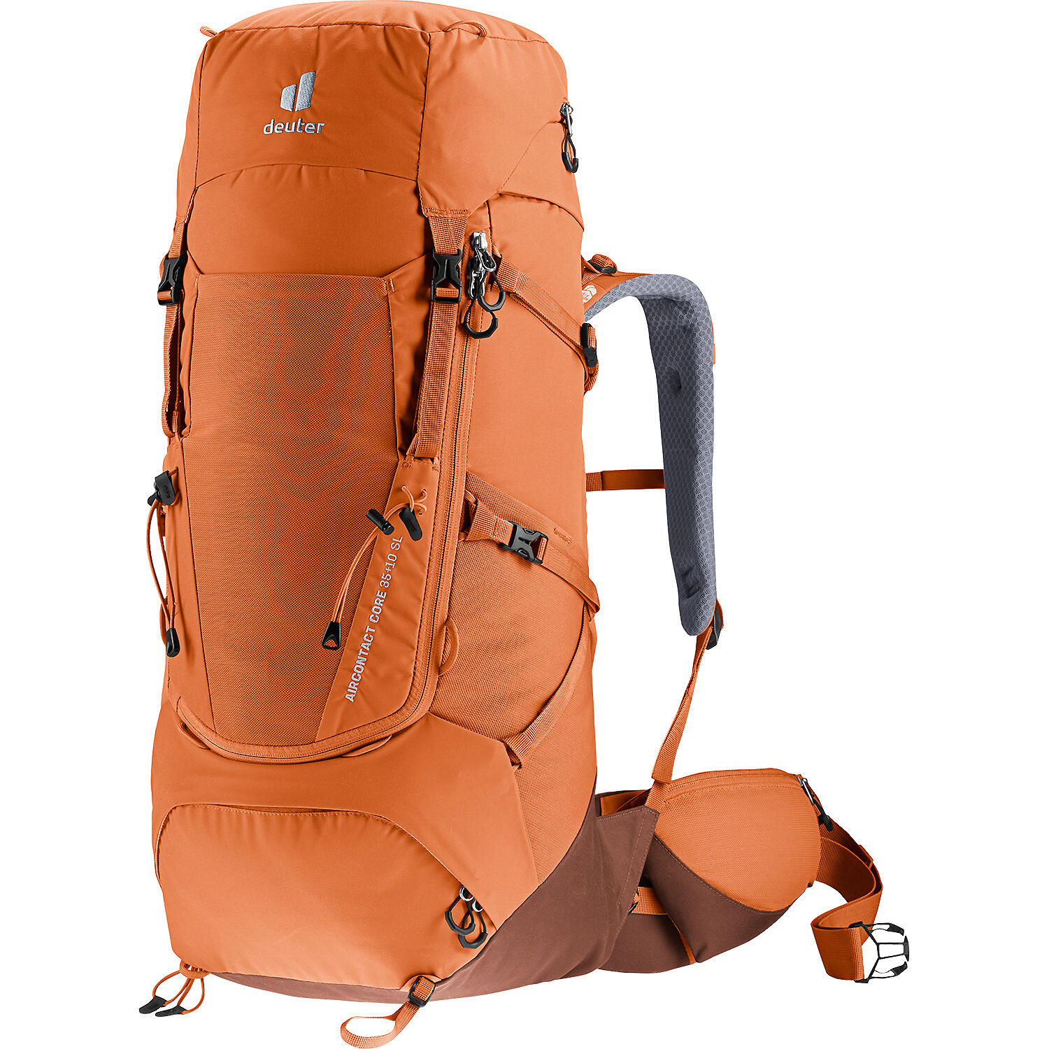 Plecak trekkingowy damski Deuter Aircontact Core 35+10 SL - chestnut/umbra