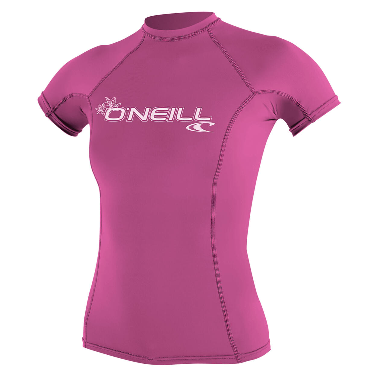 ONEILL WETSUITS O'Neill Wetsuits wms basic skins S/S crew koszulka damska, ochrona przed promieniowaniem słonecznym, różowy, M 3548-173-M