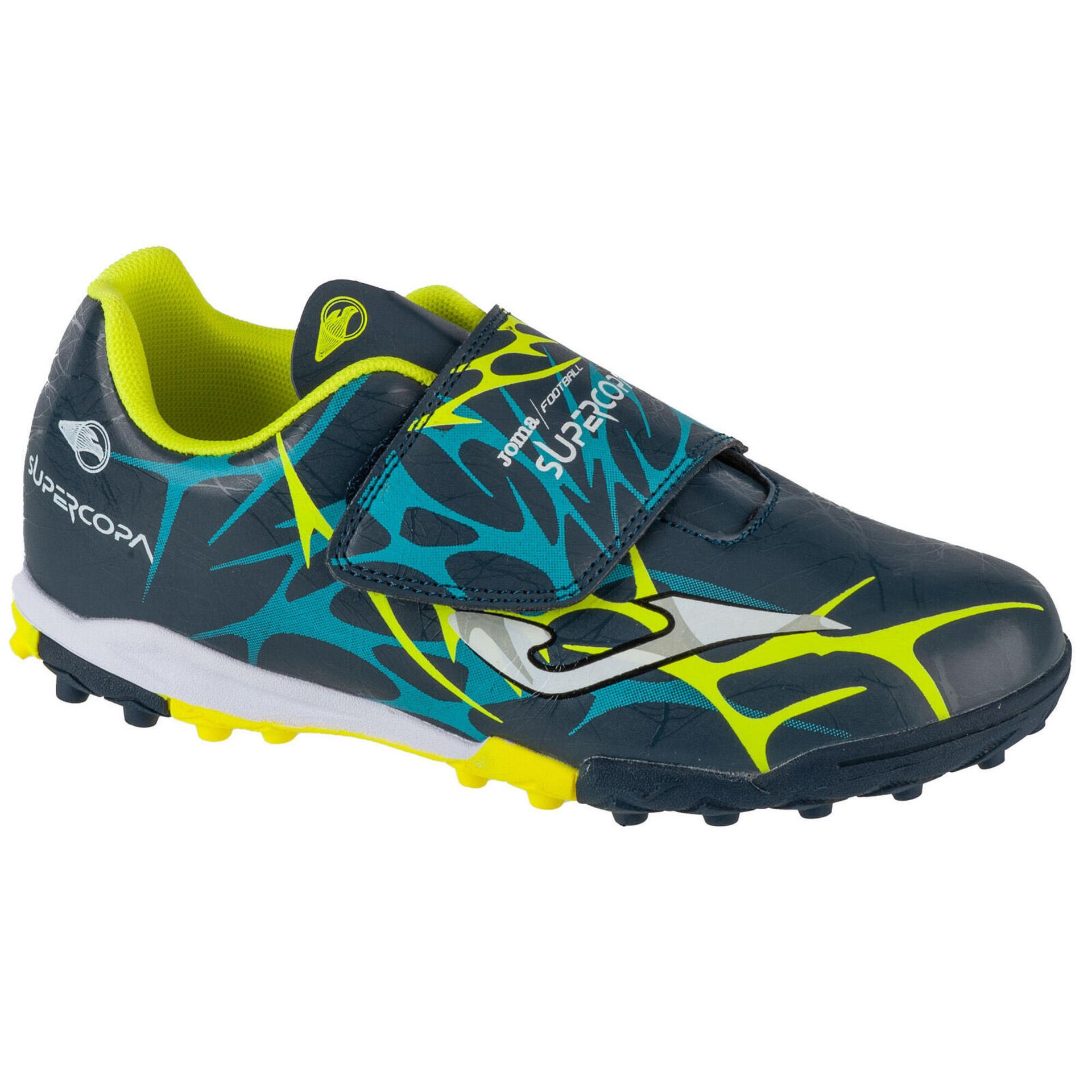 Joma Super Copa Jr 2503 TF SCJS2503TFV, dla chłopca, buty piłkarskie - turfy, Granatowy