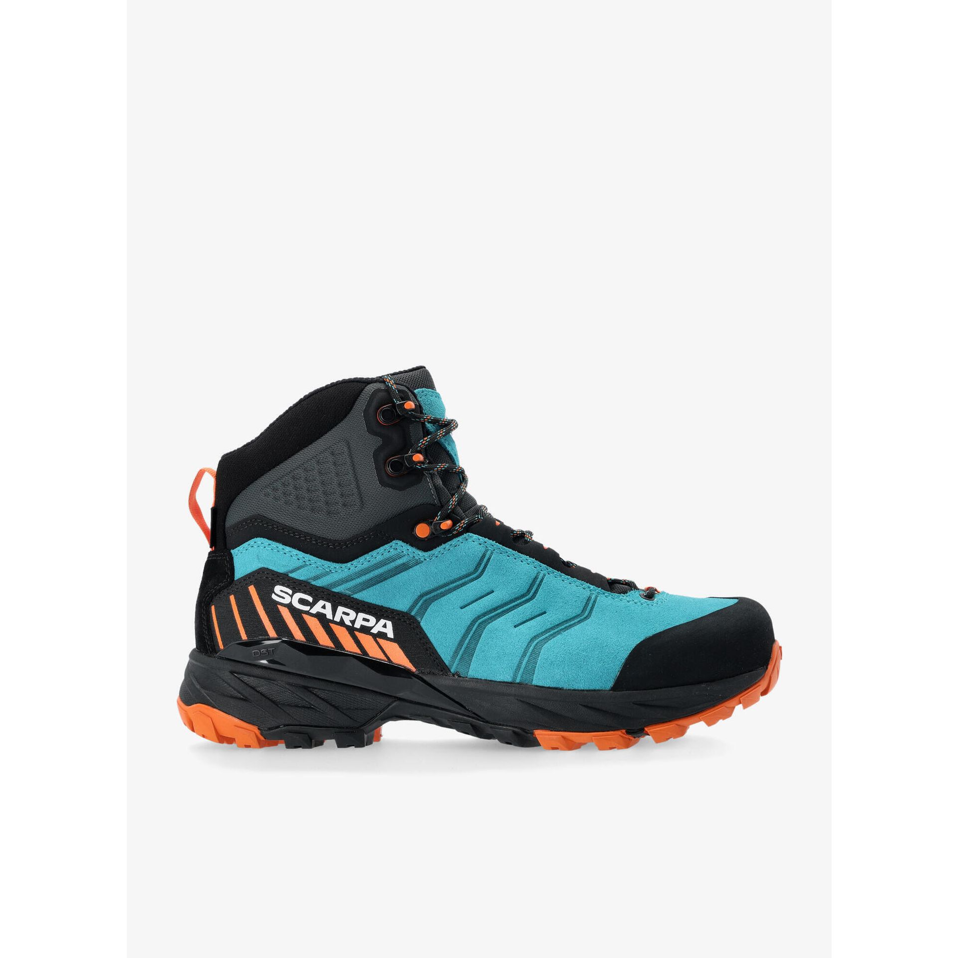 Buty trekkingowe wysokie Scarpa Rush TRK GTX - pagoda blue/mango