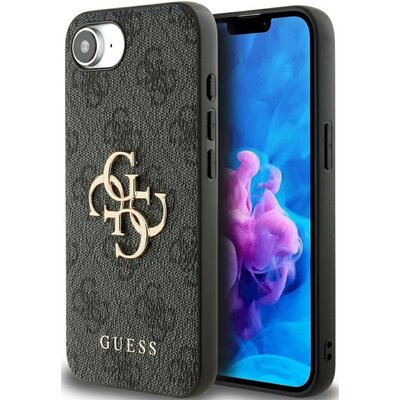 Guess Etui Hardcase 4G Big Metal Logo do iPhone 16e, czarne
