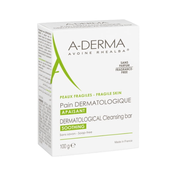 A-Derma, mydło dermatologiczne w kostce, 100 g