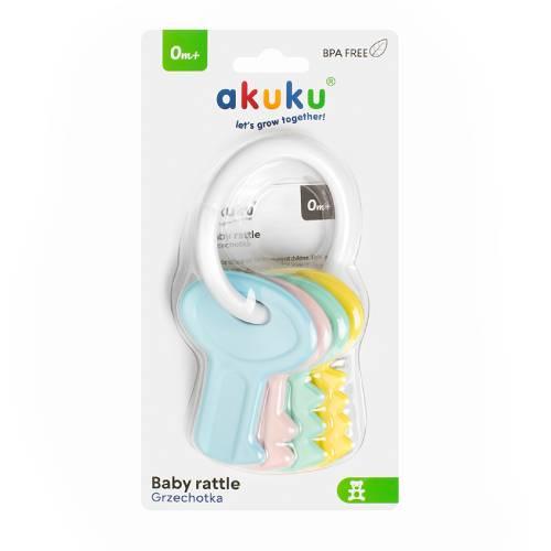 akuku Grzechotka Klucze 12/144 - pastelowe -> Wysyłka 8,90 - odbiór w Żabce