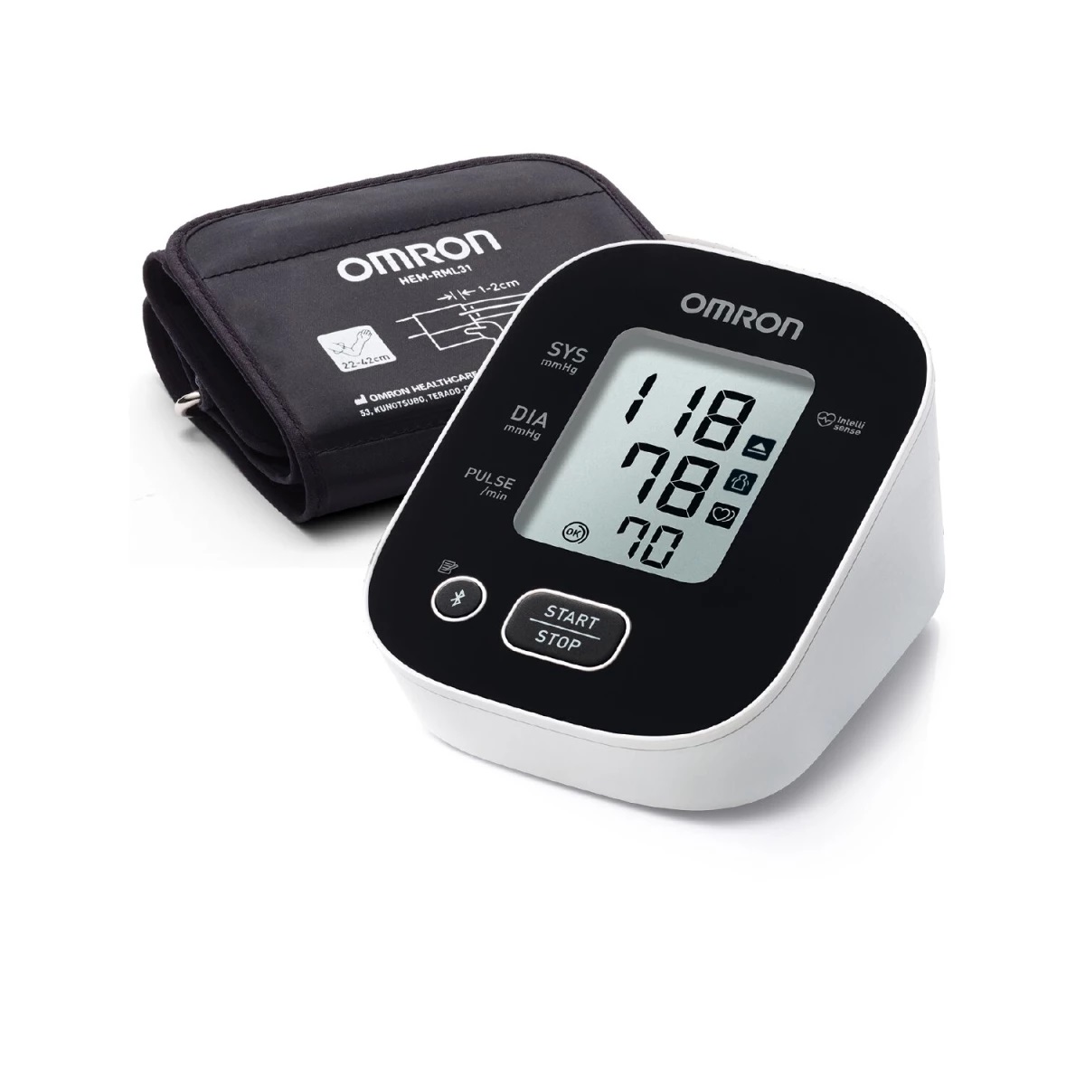 Omron M2 Intelli IT+ Wykrywanie arytmii