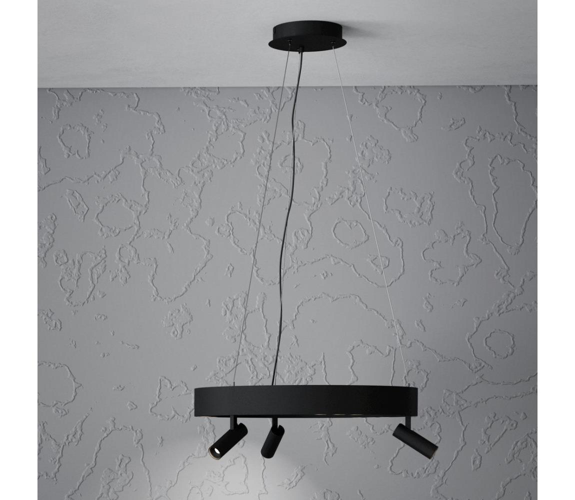 Eglo 390053-LED Żyrandol ściemnialny na lince BRUSCOLI 3xLED/8W/230V +3xLED/8,5W+DO