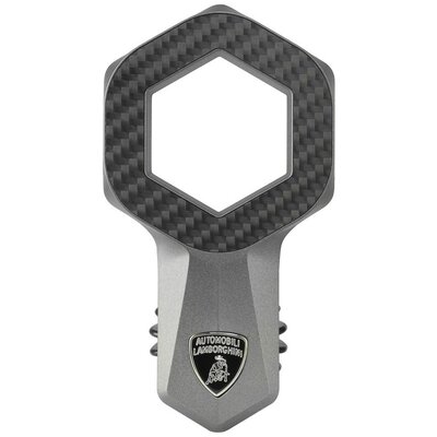 Lamborghini Uchwyt samochodowy na kratkę nawiewu, Urus D8 do MagSafe, srebrno-czarne