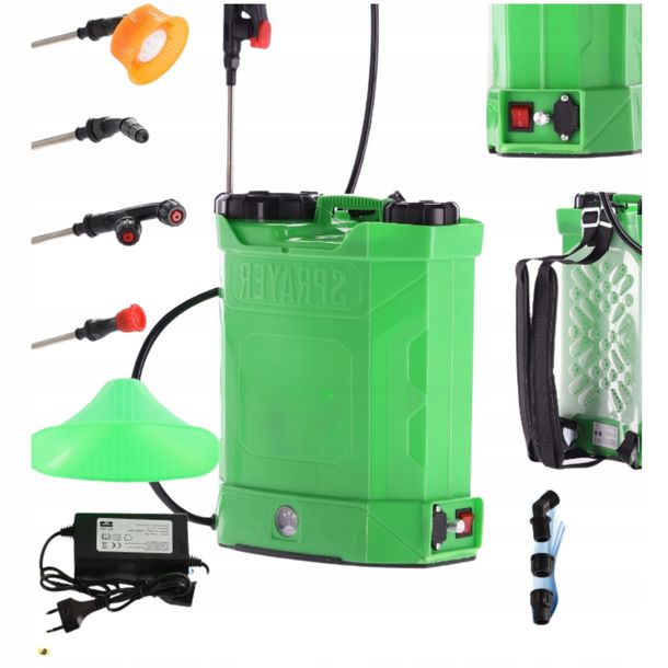 Opryskiwacz Ciśnieniowy Przenośny Plecakowy Akumulatorowy 10L Pojemności