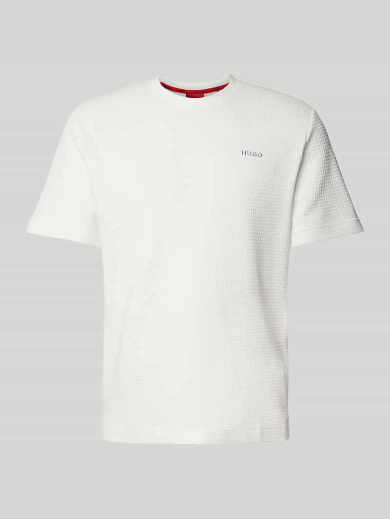T-shirt z wyhaftowanym logo model ‘Austin’
