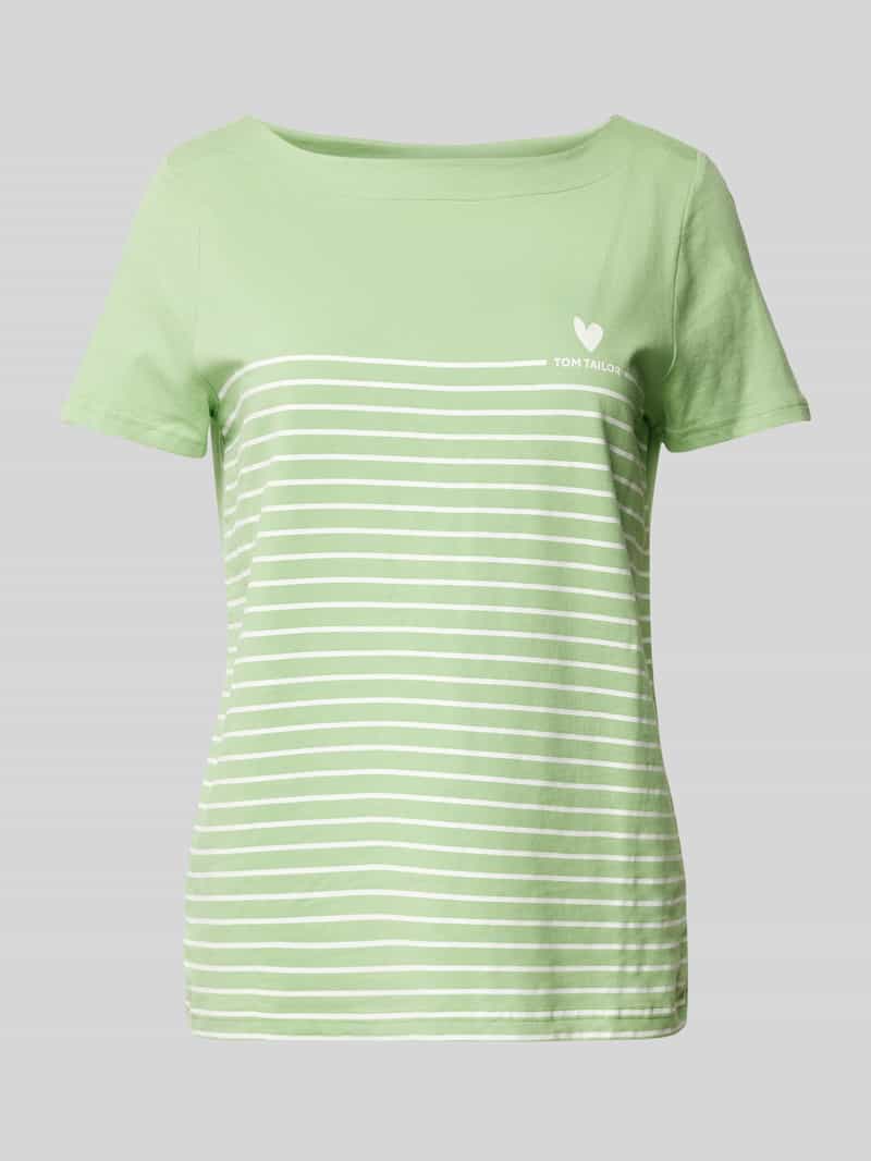 T-shirt o kroju regular fit z czystej bawełny