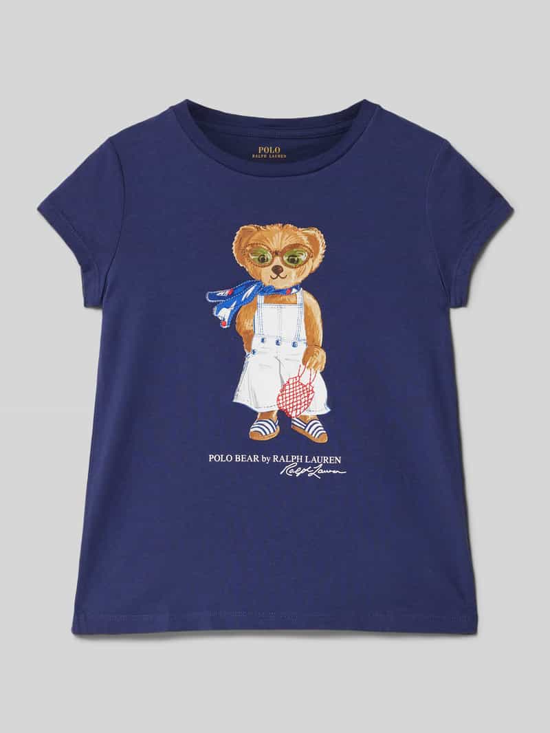 T-shirt z nadrukiem z logo