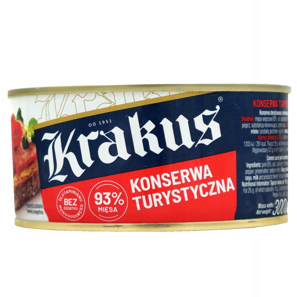 Konserwa Turystyczna Krakus Mielonka Wieprzowa 300G