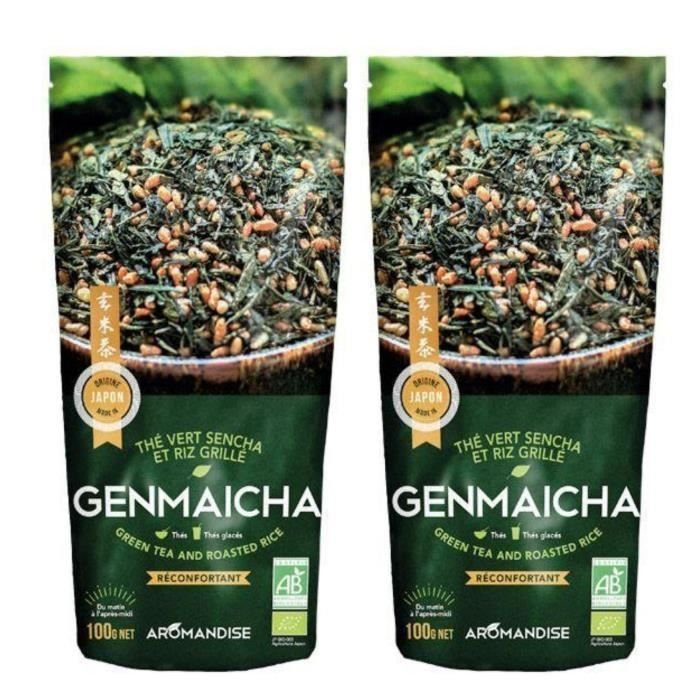 Japońska ekologiczna herbata zielona Genmaicha - Sencha i tostowany ryż 200 g