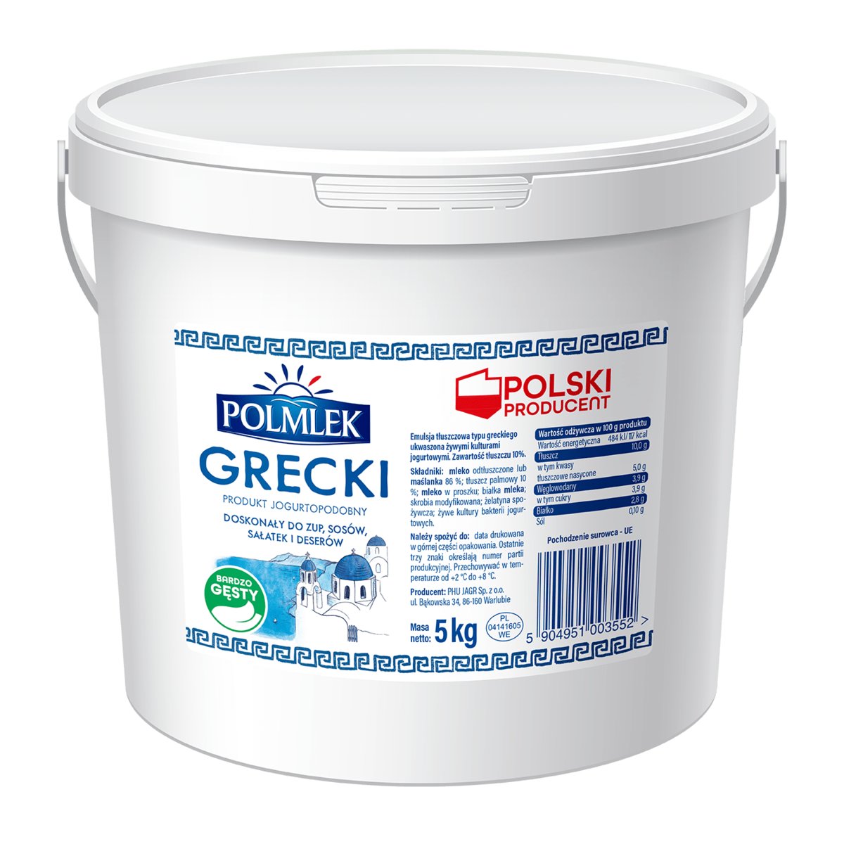 Jogurt Grecki 5kg - Polmlek
