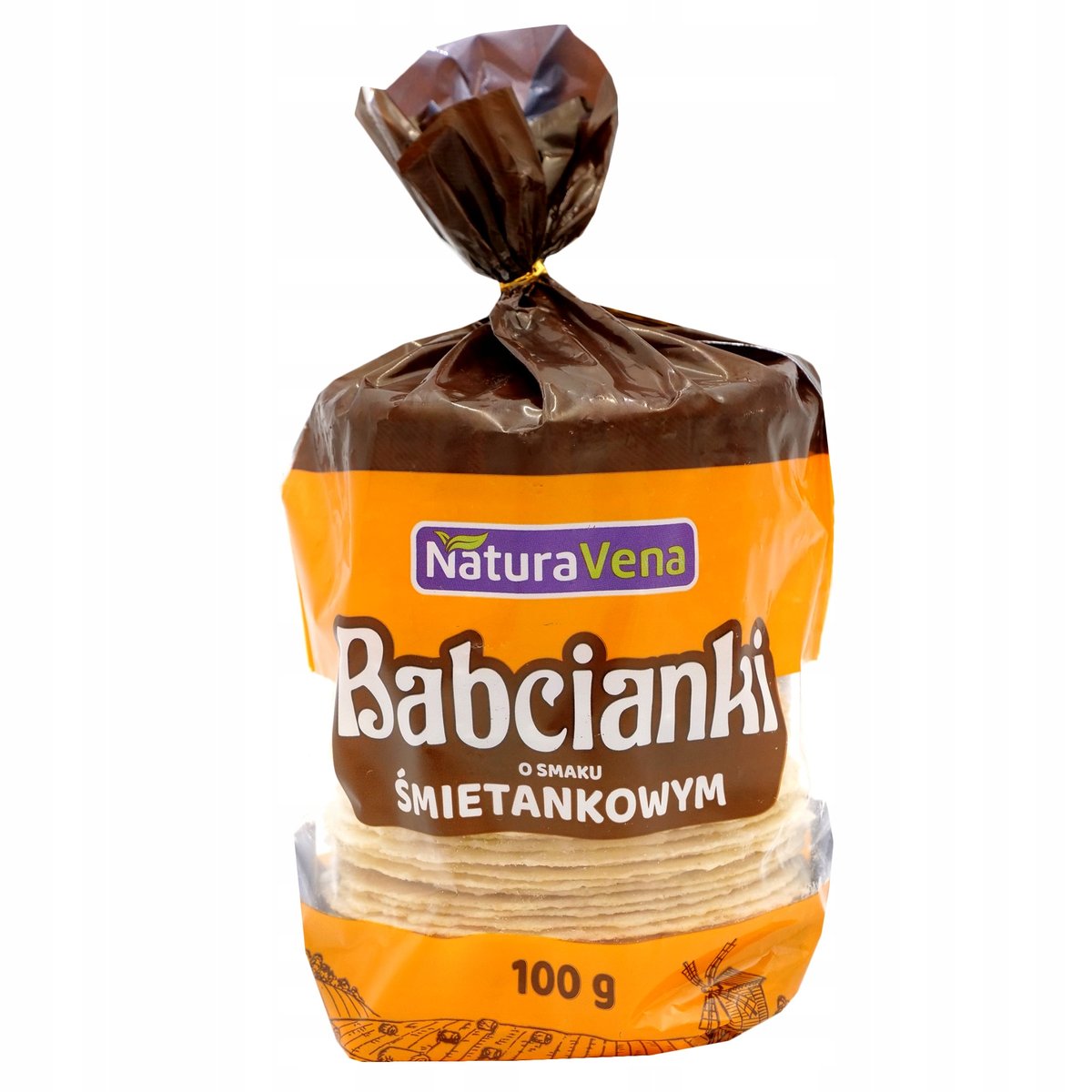 Babcianki O Smaku Śmietankowym Wafelki Pszenno Owsiane 100G