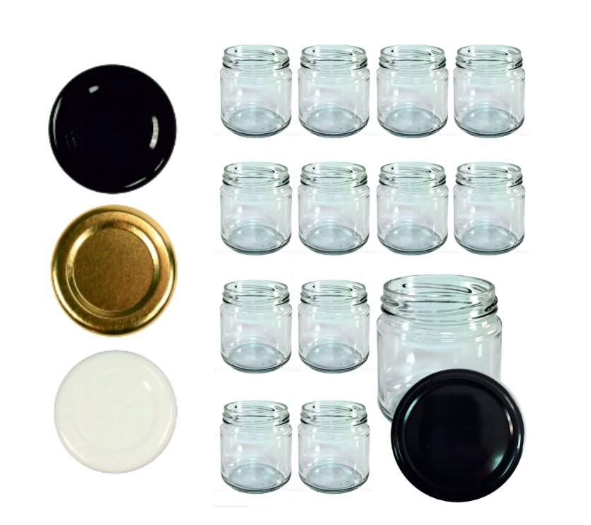 75x 200ml Słoik szklany na miód Słoiki szklane na dżem pasztet świeczki