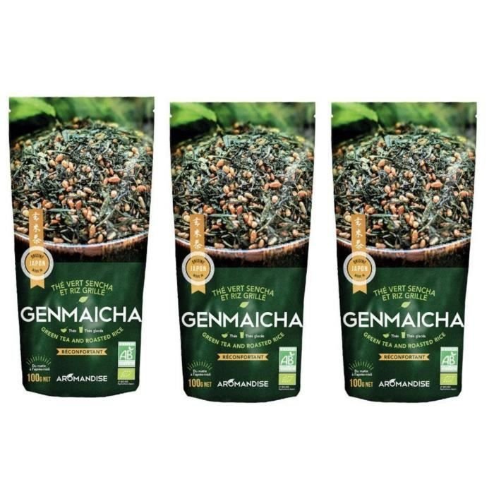 Japońska ekologiczna herbata zielona Genmaicha - Sencha i tostowany ryż 300 g