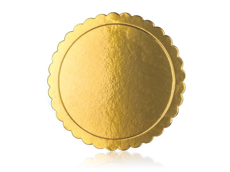Podkładka okrągła pod tort złota 30 cm