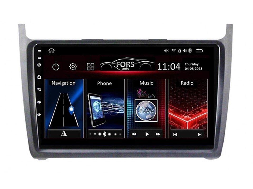 Radio Android FS4-Max Polo 2008-2015 4/32 Carplay AndroidAuto 2K DSP
