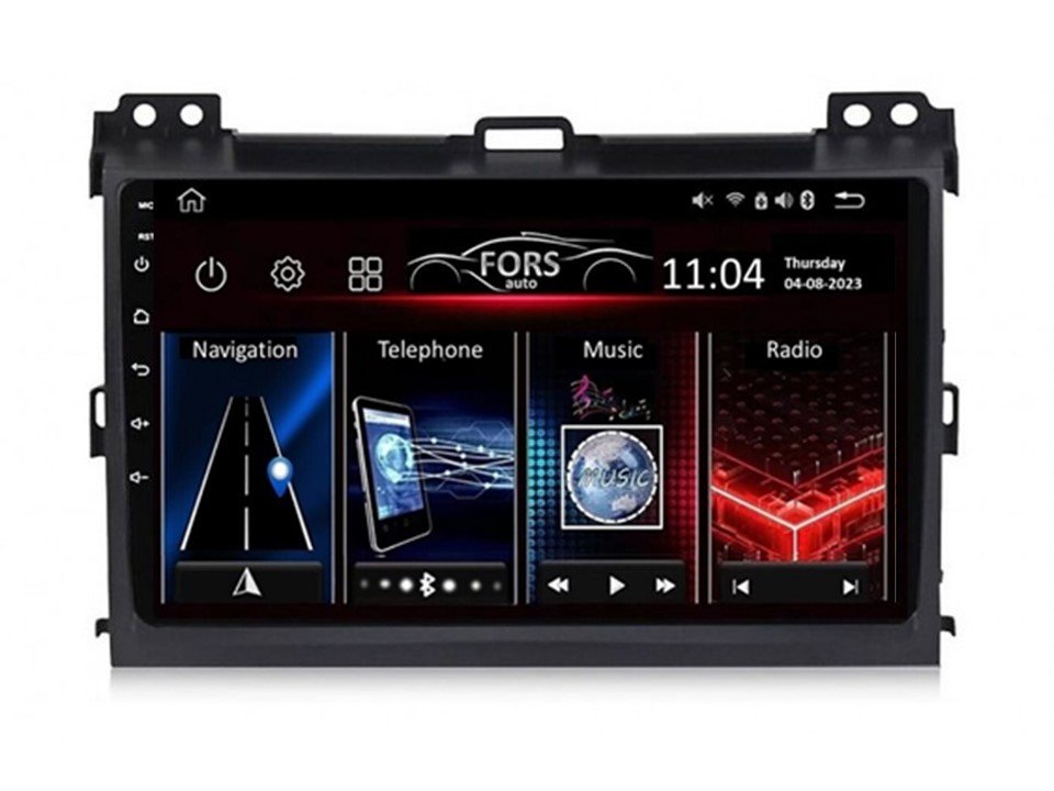 Radio Android FS4-Max Prado 120 2004-2009 4/32 Carplay AndroidAuto 2K DSP