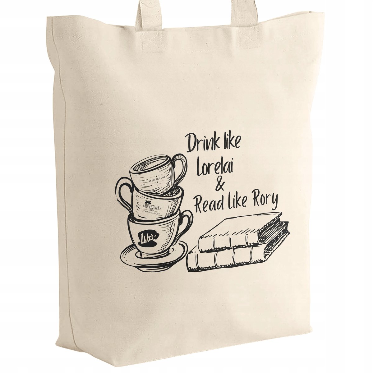 Torba bawełniana z dnem Gilmore Girls Stars Hollow Dla Fanów Serialu