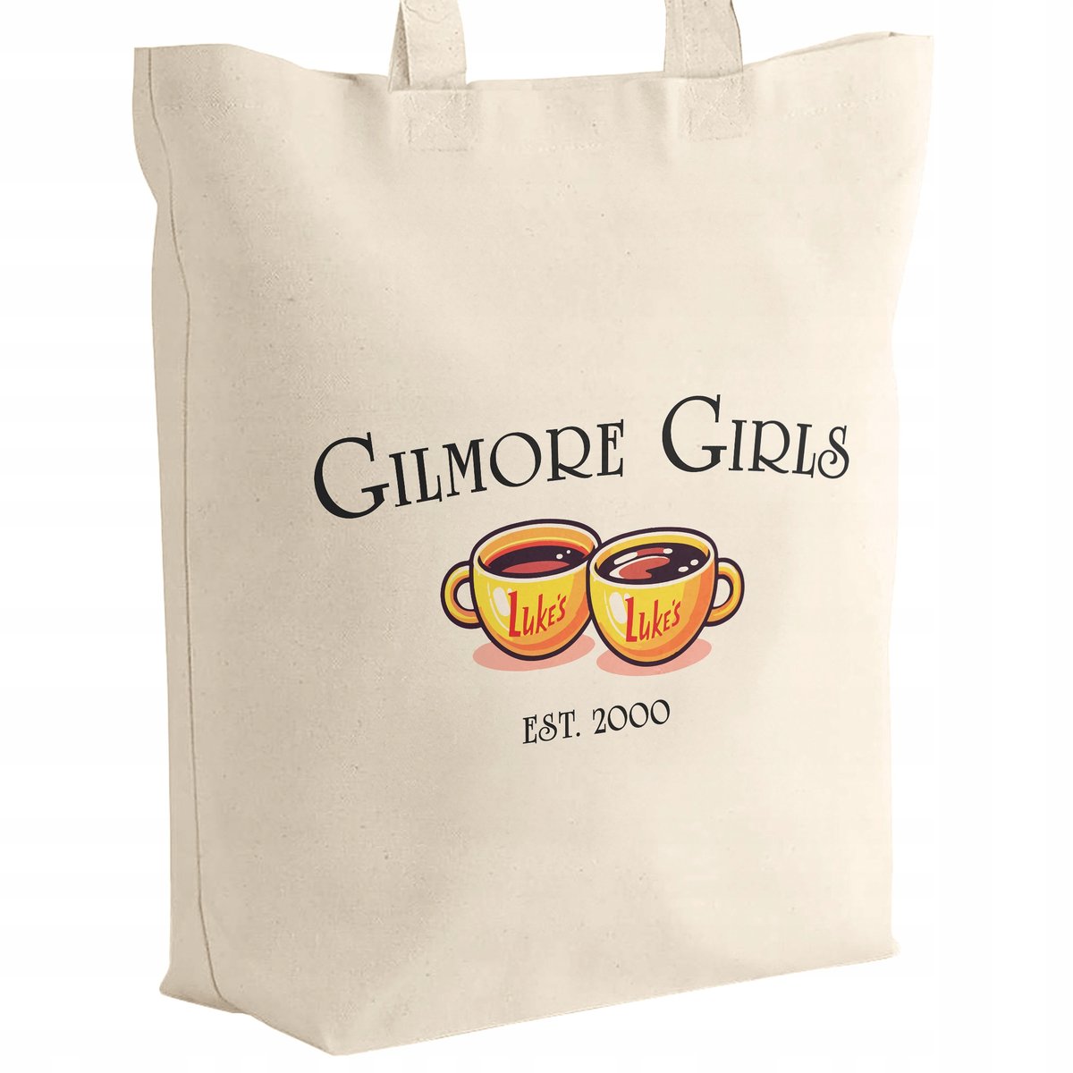 Torba bawełniana z dnem na zakupy Gilmore Girls Dla Fanów Serialu Prezent