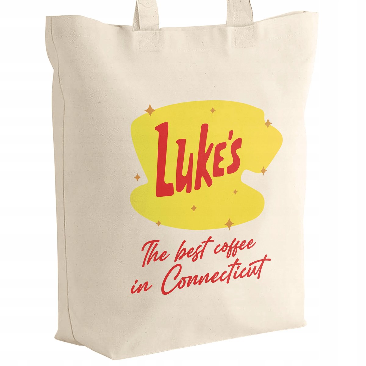 Torba bawełniana z dnem Gilmore Girls Luke's Kawa Dla Fanów Serialu