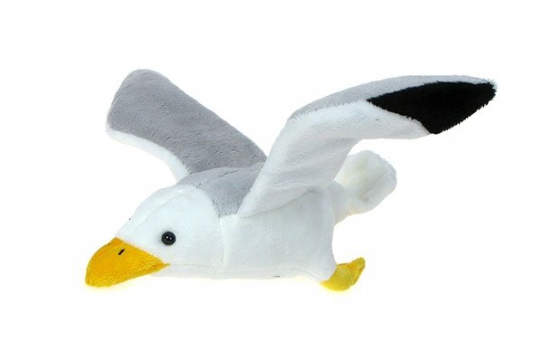 Pluszowe ZOO: maskotka ptak Mewa 25cm (69594)