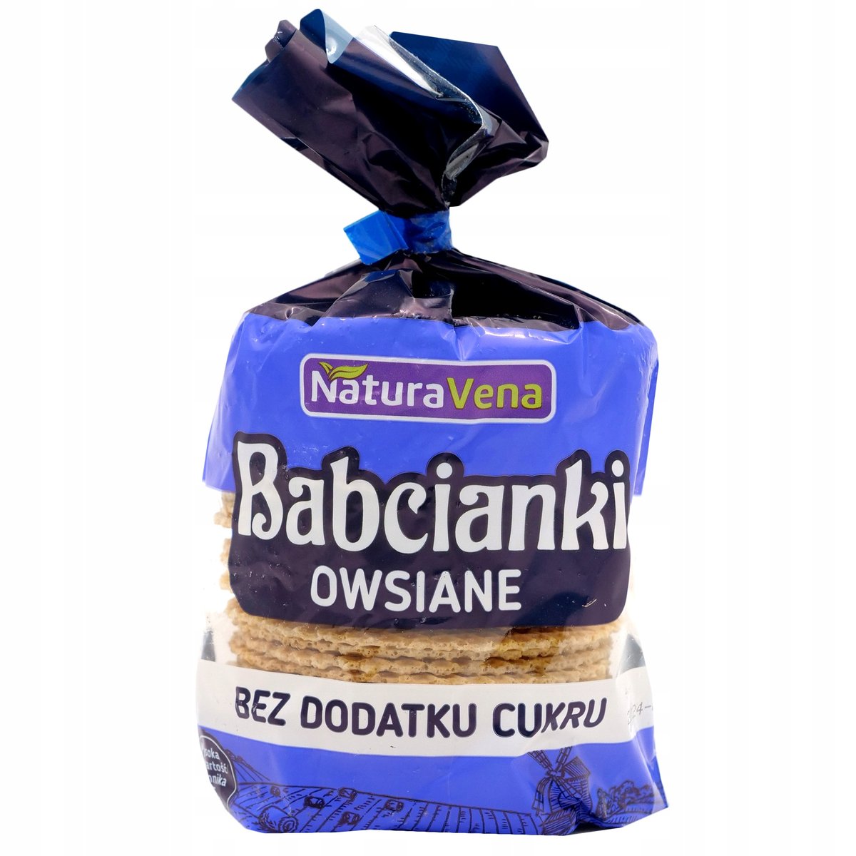 Babcianki Bez Dodatku Cukru Wafelki Owsiane 100G