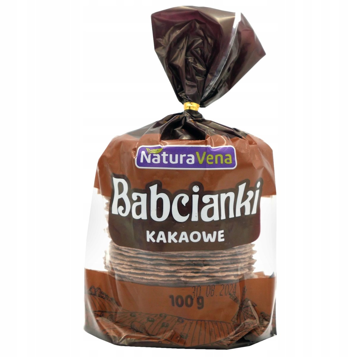 Babcianki O Smaku Kakaowym Wafelki Pszenne Kakaowe 100G