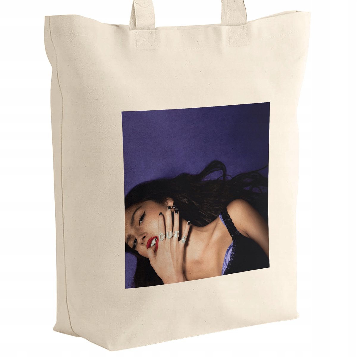Torba bawełniana na zakupy z dnem 42x38x10 Olivia Rodrigo GUTS