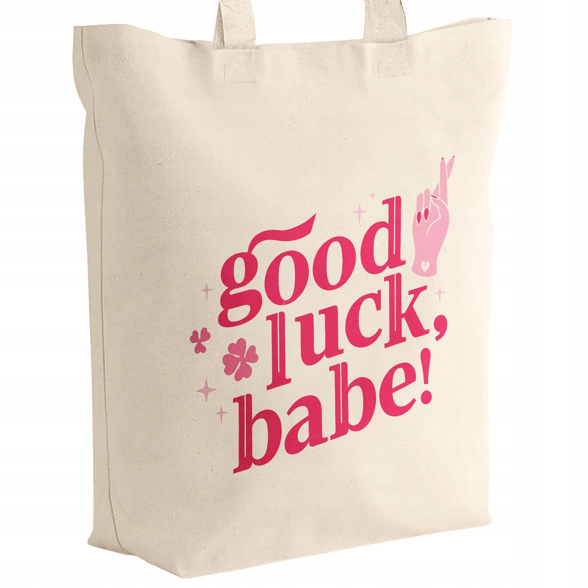 Torba bawełniana z dnem na zakupy 42x38 Chappell Roan Good Luck, Babe