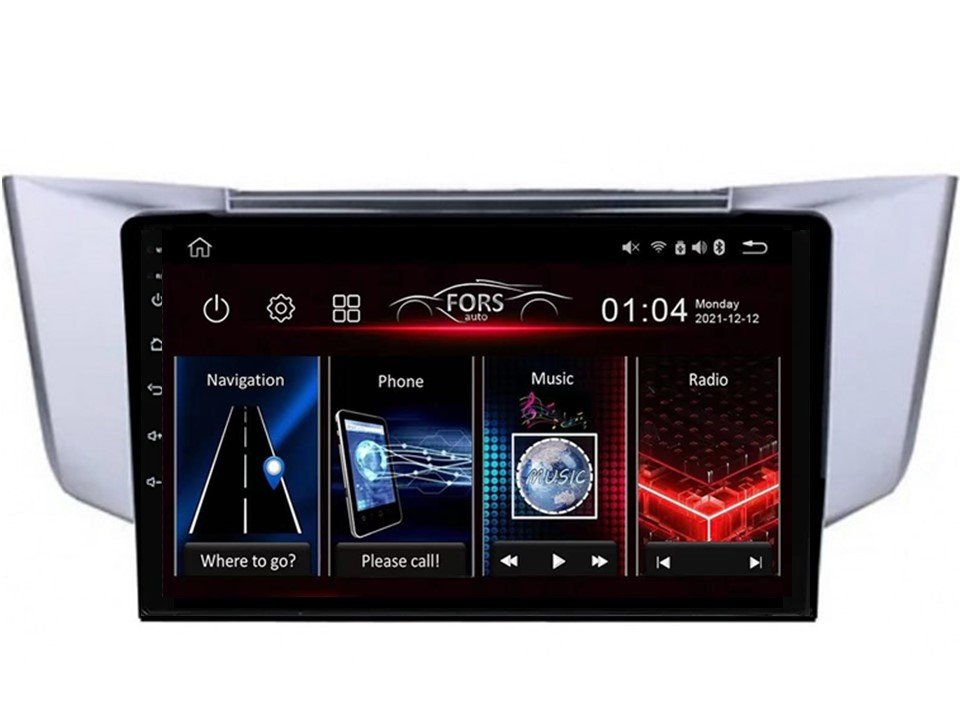 Radio Android FS4-Max RX300 RX330 RX350 4/32 Carplay AndroidAuto 2K DSP