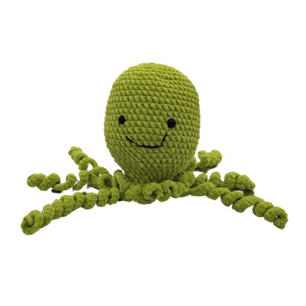 Meduza Maskotka Handmade na Szydełku – Zielona, 37