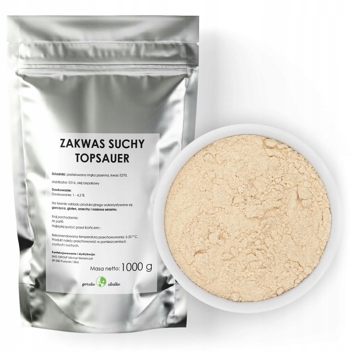 Zakwas Suchy Topsauer Zakwas Chlebowy Na Chleb 1Kg