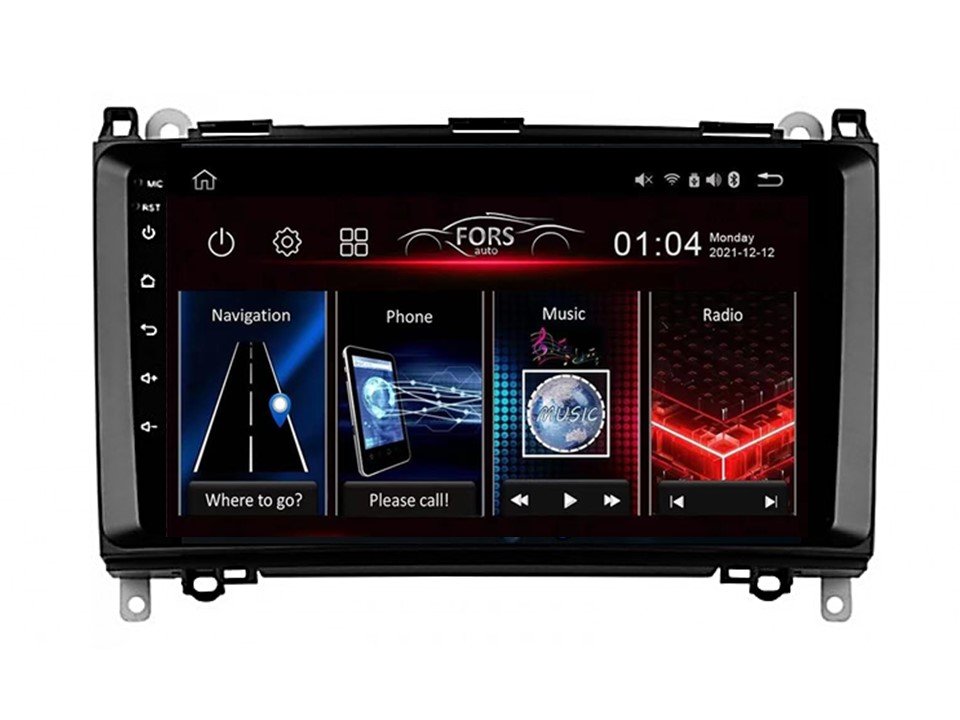 Radio Android FS4-Max Benz B200 2004-2012 4/32 Carplay AndroidAuto 2K DSP