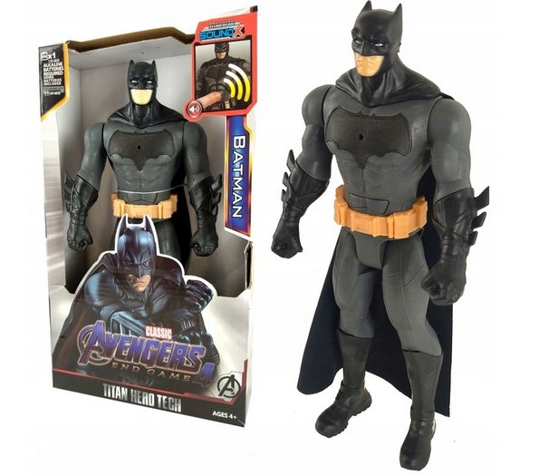 Batman Avengers Figurka Duża 30 cm Dźwięk Led Światło XL + Baterie