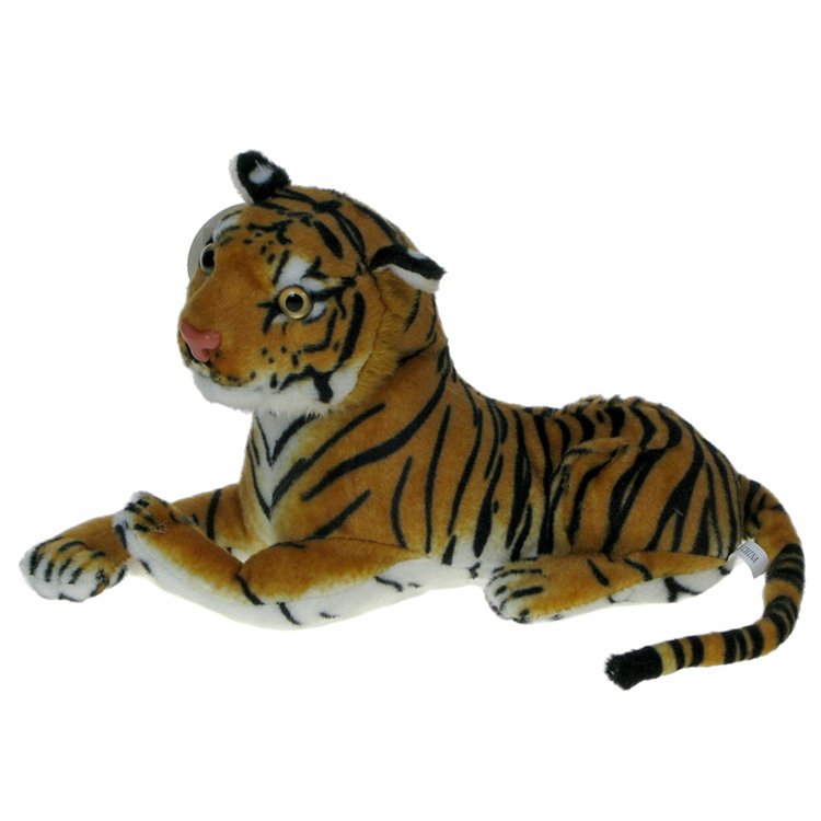 Pluszowe ZOO: Maskotka Tygrys leżący 30cm (93865)