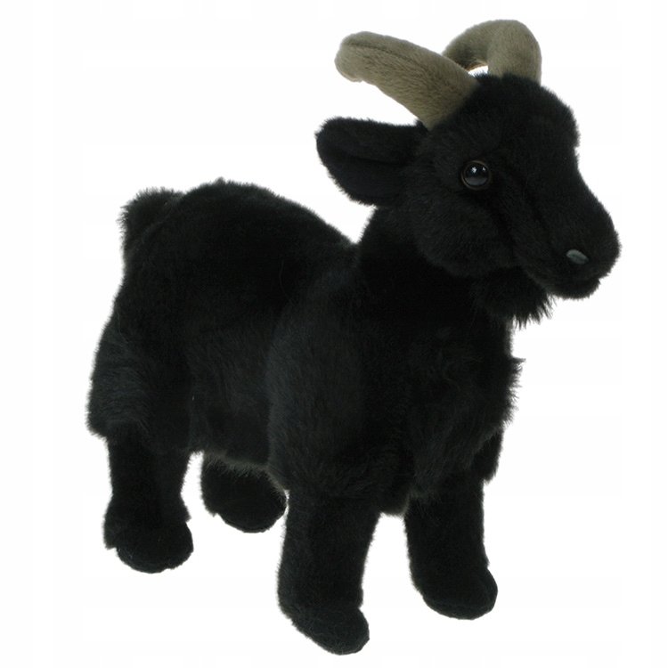 Pluszowe ZOO: Maskotka czarna Koza 27cm (93220) Eko-Friendly